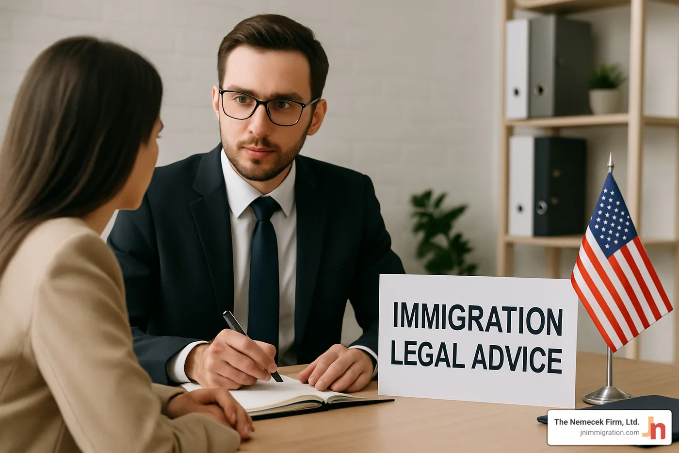 warning sign about notario fraud with storefront image - immigration legal advice