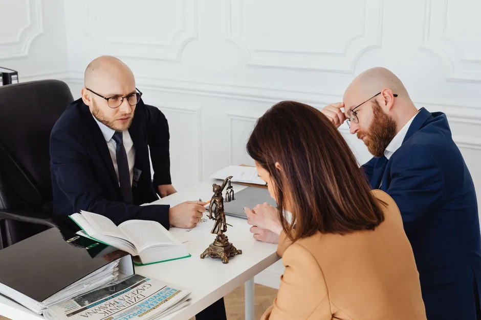 An attorney representing a client in court An attorney representing a client in court