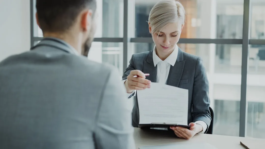 legal professional reviewing immigration documents